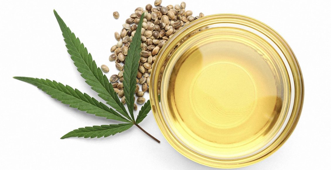 CBD Oil With Hemp Flower and Seeds